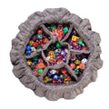 Promotion Imense Polyhedral Dice Set D&D Accessory with Pockets Made of PU Leather Including Coins and Other Essentials