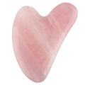 Natural Jade Guasha Board Hearted Shape Rose Quartz Gua Sha Massage Period Pain Relief Ice Massage Tools
