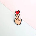 Hot Selling Fashion Heart Safety Pin Soft Enamel Pin