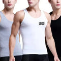 Custom Ribbed Stringer Quick Dry Fitted Gym Plus Size Boys Men's Tank Tops T Shirts
