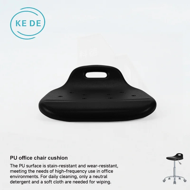 KEDE Durable PU Lab Chair Seat Cushion Easy Clean Chemical Resistant Replacement Pad for Laboratory/Office Furniture
