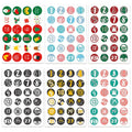 Christmas Advent Calendar Stickers 1-24 Number Christmas Countdown Stickers for Gift Sealing Stickers DIY Crafts