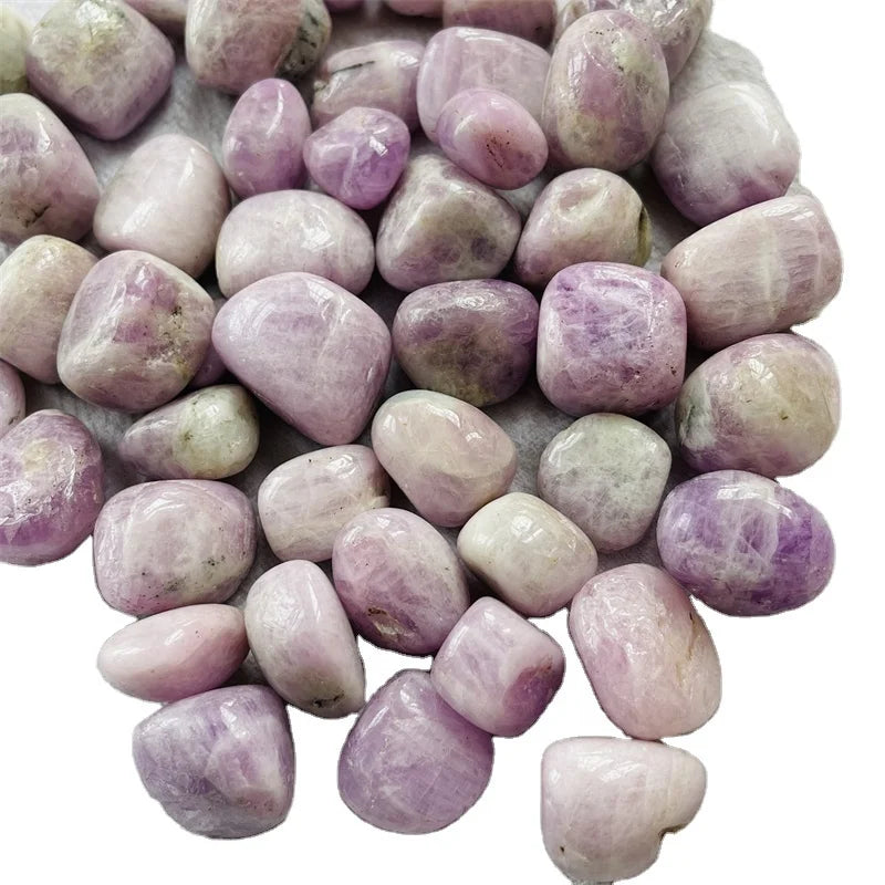 Bulk wholesale crystal polished gravel kunzite tumbled stones for sale