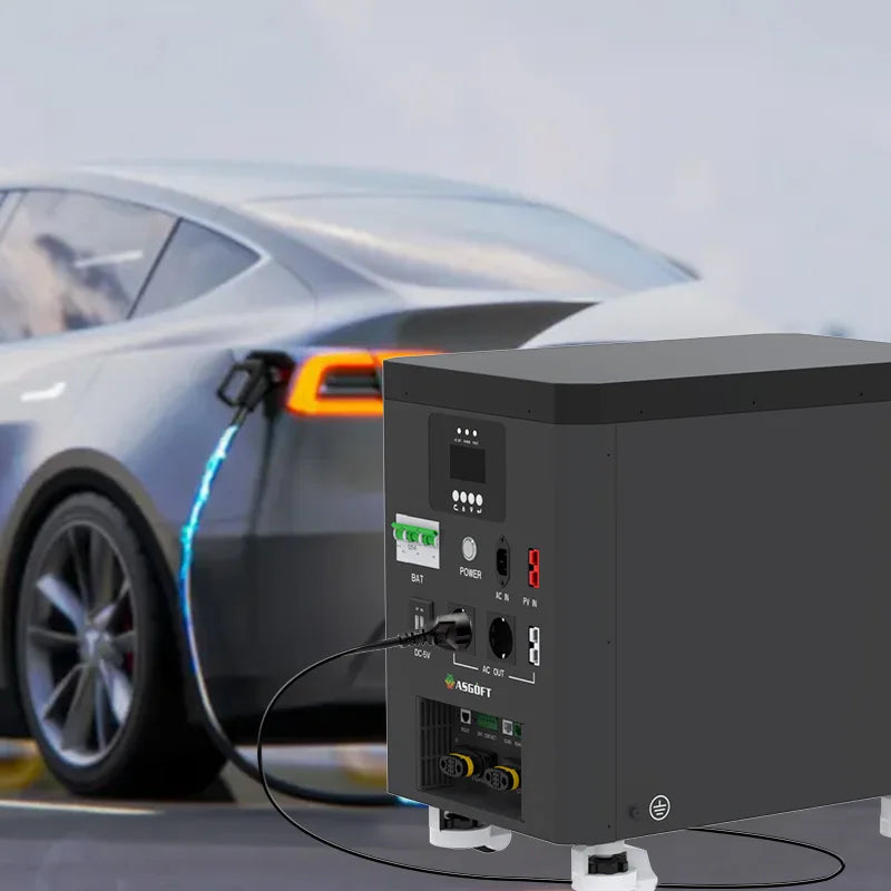 Portable Home Power Stations 6.6kWh All-In-One LifePO4 Lithium Battery 10Kwh 15Kwh Solar Home Generator With MPPT Solar Inverter