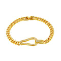 2023 Custom Style Chunky New Fashion Copper Bracelet With Gold Color Twisted Antique Copper Bracelet