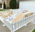 Hot Sale White and Beige Indoor Soft Playground Party Equipment Soft Play Rental Children Play Area