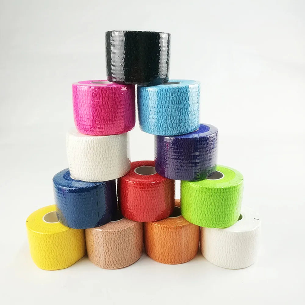 5cm Hook Grip Sports Tape Light Elastic Adhesive Bandage Leab Hand Grips Thumb Finger Guard Wrist Wraps Weightlifting Crossfiter