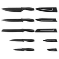 Hot Sale 10 PCS Eco-Friendly Kitchen Knife Set with Non-Stick Coated Stainless Steel Blades and PP Handles
