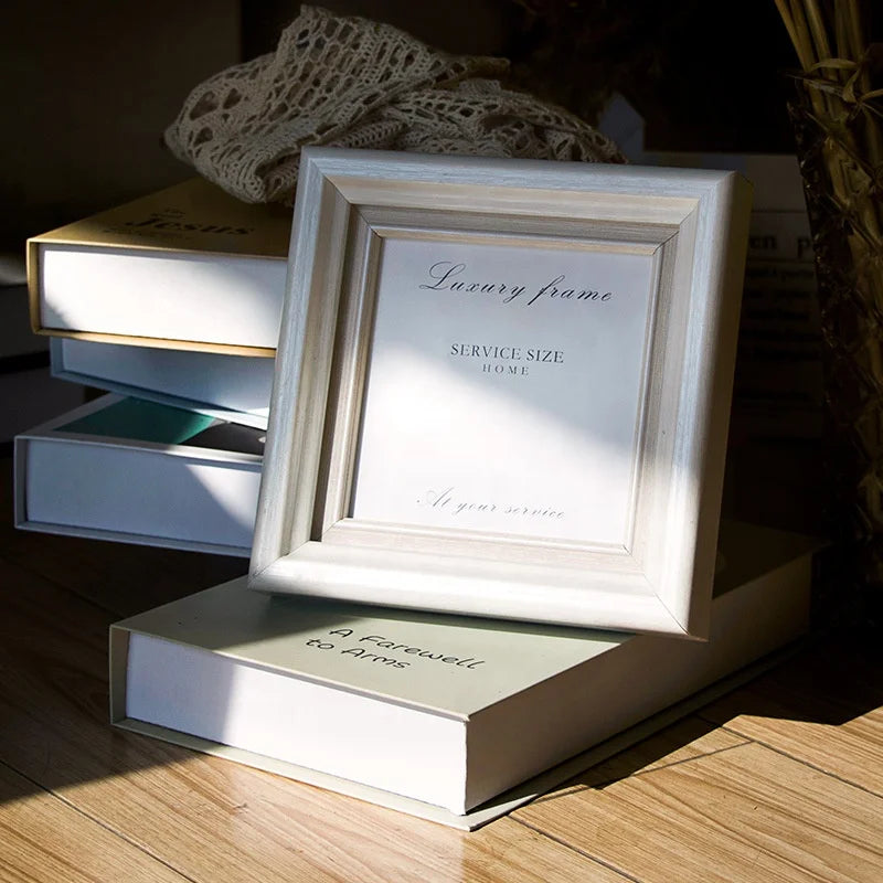 Nordic Ins Style Light Luxury White Photo Frame 6781012 A4 Wall-mounted Picture Frame Wholesale