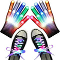Multicolor LED Shoelaces 7 Colors Light-Up Laces for Outdoor Sports Plastic for Party Decorations