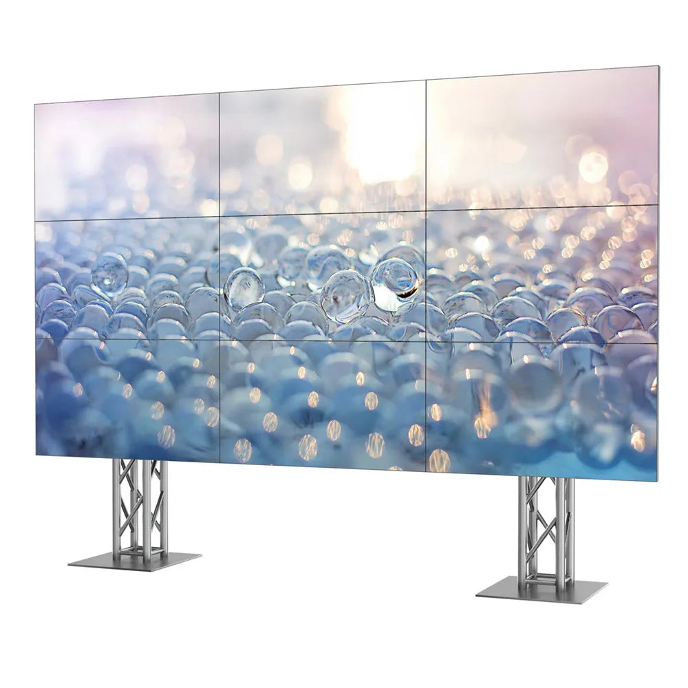 Lcd Videowall Screen 4x2 4k 3x1 Display 1.8mm Lcd With Daisy Chain Controller 4x4 Video Wall Processor 3x3