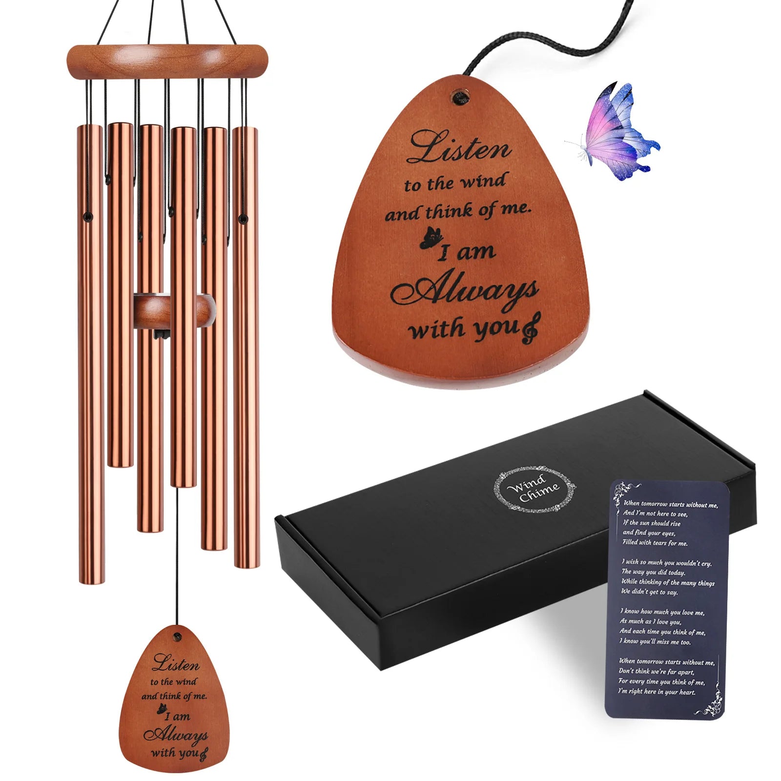 Outdoor Big Deep Tonemusic Tuning Wind Chimesmetal Outdoor Decorative Wind Chimes