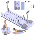 Foldable Pilates Reformer Board AB Exercise Training Mulit Machine Pilates Board Roller Total Core Fitness Equipment