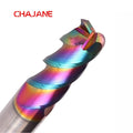 Industrial HRC55 3-Flute Carbide End Mill - 10mm Cutting Edge CNC Router Bit RoHS