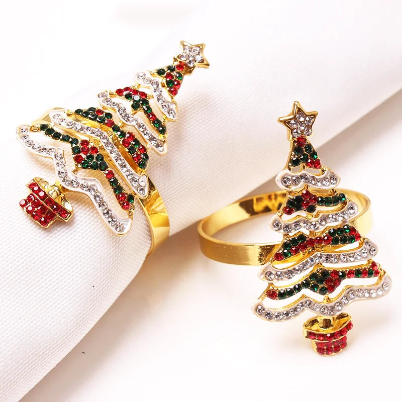 Diamond Christmas Tree Napkin Ring Napkin holder