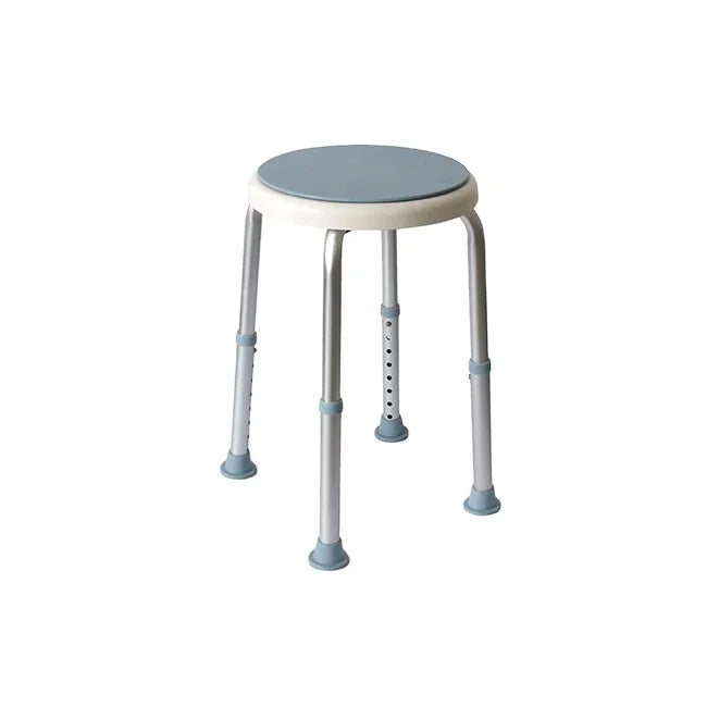 Lightweight Non-Slip Shower Chair with Adjustable Height Bath Seat Seniors Bathroom Stool for ShOWER