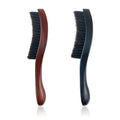 Beech Wood Handle Boar Bristle Paddle Cleaning Barber Neck Sweeping Men Beard Brush Anti-Static Hair Styling Home Salon Use