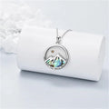 2025 Dainty Inspirational Faith Bracelet Earrings Necklace Snowy Mountain Stainless Steel Necklace Jewelry Set