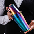 550ml 850ml Stainless Steel Bar Tool Set 304 Matt Black Copper Disposable Cocktail Boston Bartender Shaker