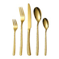 Creative Snake Pattern Stainless Steel Knife Fork Spoon Cutlery Set Western Restaurant Steak Knife Silverware Cutlery Set