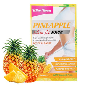 Natural Instant Fit Pineapple Fruit Slim Juice Help Control Hunger Diet Supplement Weight Loss Flat Tumy Control Detox Juice