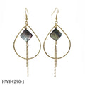 Hawaii New Drop Dangle Shell Earrings Gold-plated Tassel Earrings for Women