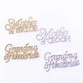 2025 New Design Monogram Jewelry Brooches Rhinestone Brooch Wedding Decoration for Mother of Bride & Grandma Bride for Children
