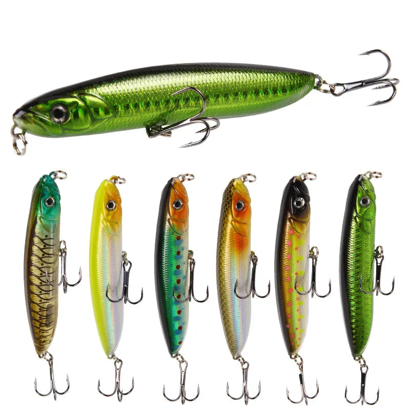 18g/9.5cm Submersible Pencil Long Shot Hard Lure Snake Head Fishing Lures