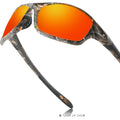 DUBERY Unisex Sports Sunglasses Custom Shaped Running Glasses with Own Logo PC Frame Material