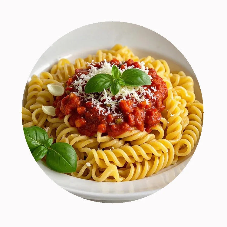 Pre-Made Frozen Curry Noodles with Mushroom Classic Vegetable Provence Flavors for Children IQF Packaging in Bags (400g)