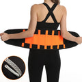 Fitness Gym Exercise Neoprene Plus Size Two Strap Stomach Trimmer Belt Body Shaper Corset Sweat Waist Trainer with Back Support