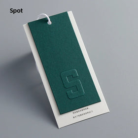 Custom Luxury Clothing hang Tags Printed Brands Neck Hang Tags for Clothes Garment Tags