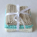 Y-F Design Cotton Swish Dishcloth Hand Washing Kitchen Towels Bulk Washing Cloths for House Cleaning