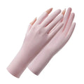 Summer Ice Silk Half Fingers Gloves Women Breathable Fingerless Gloves Outdoor Driving Glove Sunscreen Mittens