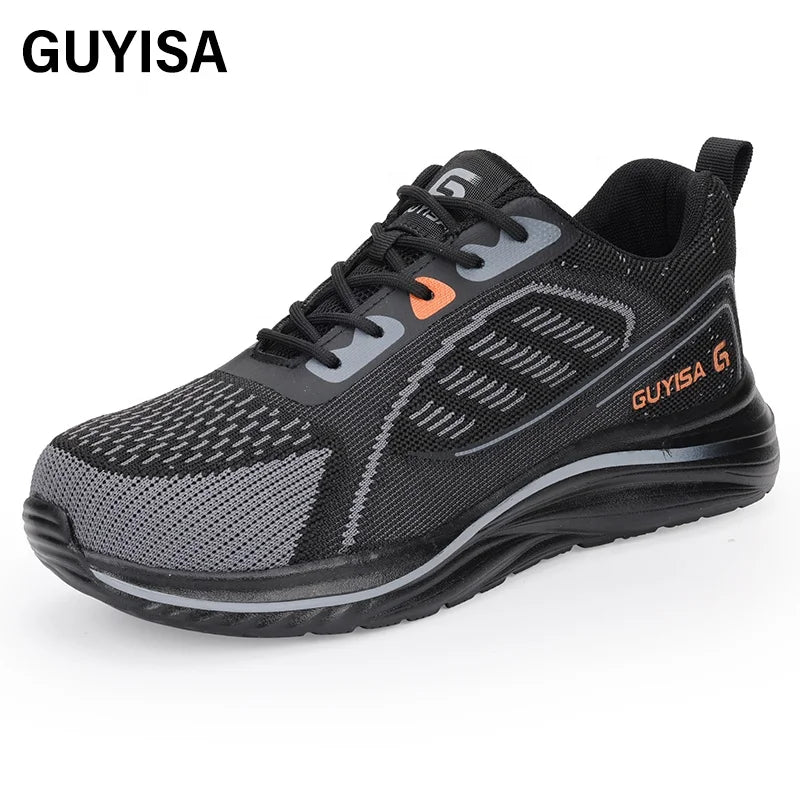 GUYISA Factory Custom Fast Delivery Outdoor Safety Shoes Non -slip Wear -resistant Steel Toe Safety Shoes