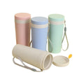 Mug Thermos Kitchen Wheat Straw Double Insulated Gift Mug Tumbler With Lid Eco-friendly Thermos Bottle Water Bottles