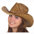 Wholesale Custom Vintage Dusty Sombrero Cowgirl Cowboy Hats Summer Beach Women's Straw Hat Sombreros Vaqueros De Mujer