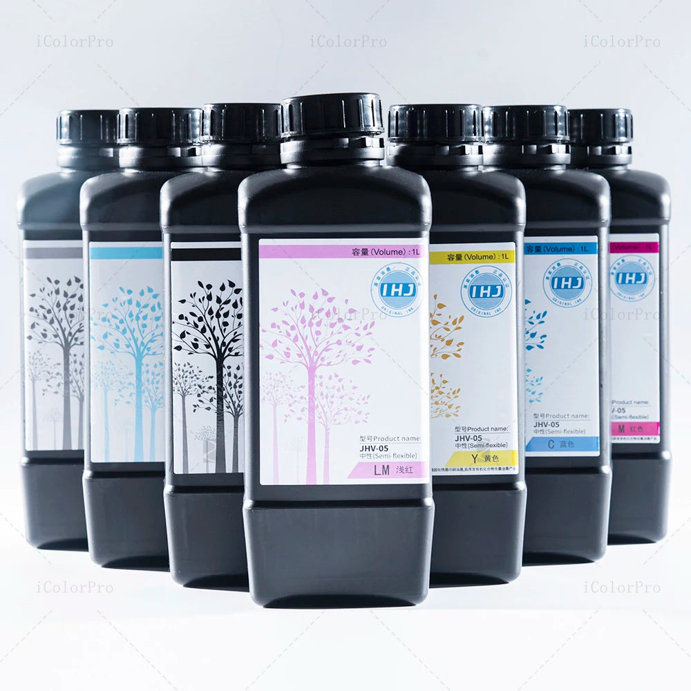 Eco Friendly SAKATA JHV05 UV Printing Inks for GH2220 DX7 DX5 Printheads Inks for Printers Outdoor UV Printing