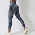 New Arrivals Scrunch Butt Seamless Leggings High Waisted Tie Dye Gym Leggings for Women