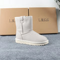 Hot Selling Quality Snow Boots for Winter Women Ankle & Bootie UGGS Genuine Leather Upper Wool Lining Non-Slip