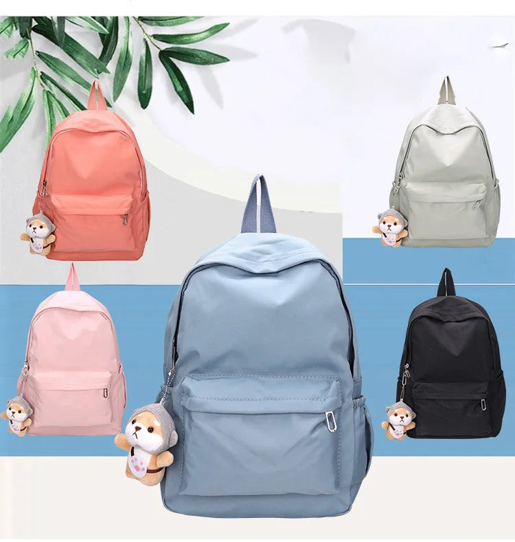 Hot Sale New Customized Stylish Nylon Backpack Teenager Book Bag Different School Bags Fashion Backpack for Kid Girl Model