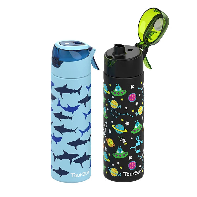 Wholesale 620ml Cartoon Stainless Steel Vacuum Flask Sport Water Bottle for Kids for Boiling Water