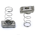 Gr4 / Gr8 Carton Steel Spring Nut Unistrut Channel Spring Nut M6 M8 M10 Unistrut Galvanized Strut Nut