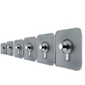 Transparent Adhesive Hooks for Hanging for Photo Frame Display in Bathroom Kitchen Home Office & Wardrobe