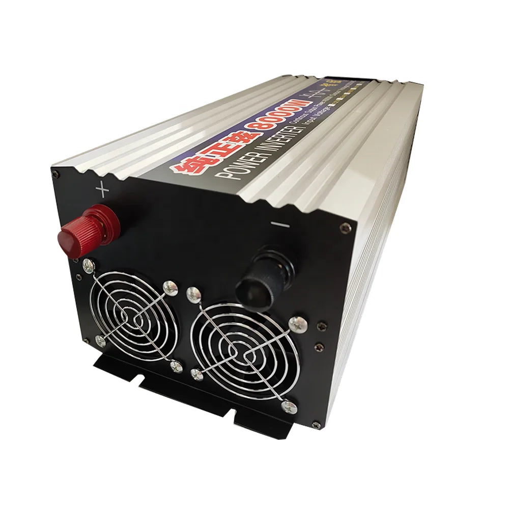 Solar Inverter 12V 24V 48V to AC 220V 8000W 10000W Pure Sine Wave Solar Power Inverter Transformer Voltage Frequency Converter