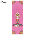 Kaymaz Premium Organik Pu Kaucuk Yoga Mat with Intriguing Pictures for Your Yoga Practice