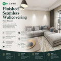 Plain Custom B1 Fire Resistant Certification Large Format Art Paint Wall Fabric Wall Covering for Wall Decoration