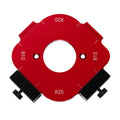 4 in 1 Woodworking Router Arcs Angle Positioning Template R10-R25 Radius Jig Woodworking Positioning Tool
