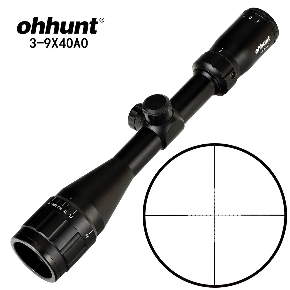 Ohhunt 3-9x40 AO Hunting Scope Rangefinder Retice Scope Tactical Optical Scope