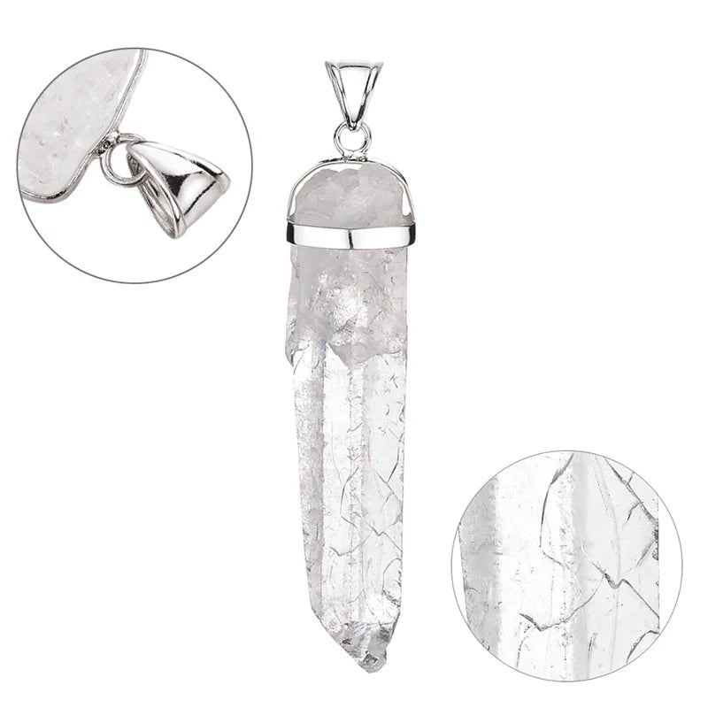 2026 Color Chrome Diopside Fancy Shape Stone Women Cleasr Quartz Pendant